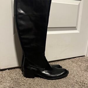 Born Black Heeled Boots